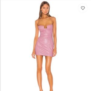 Superdown Jimena Bustier Mini Dress in Lilac XS